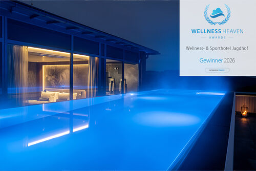 Wellness Heaven Award 2026: Beste Suite im Wellness- & Sporthotel Jagdhof Wellness Heaven Award 2026: Beste Suite im Wellness- & Sporthotel Jagdhof